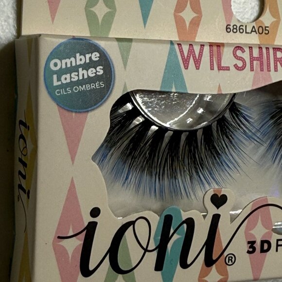 Ioni Wilshire Blvd Blue Ombré Cluster Long Lashes – 2 Pack Faux Mink - Picture 5 of 5